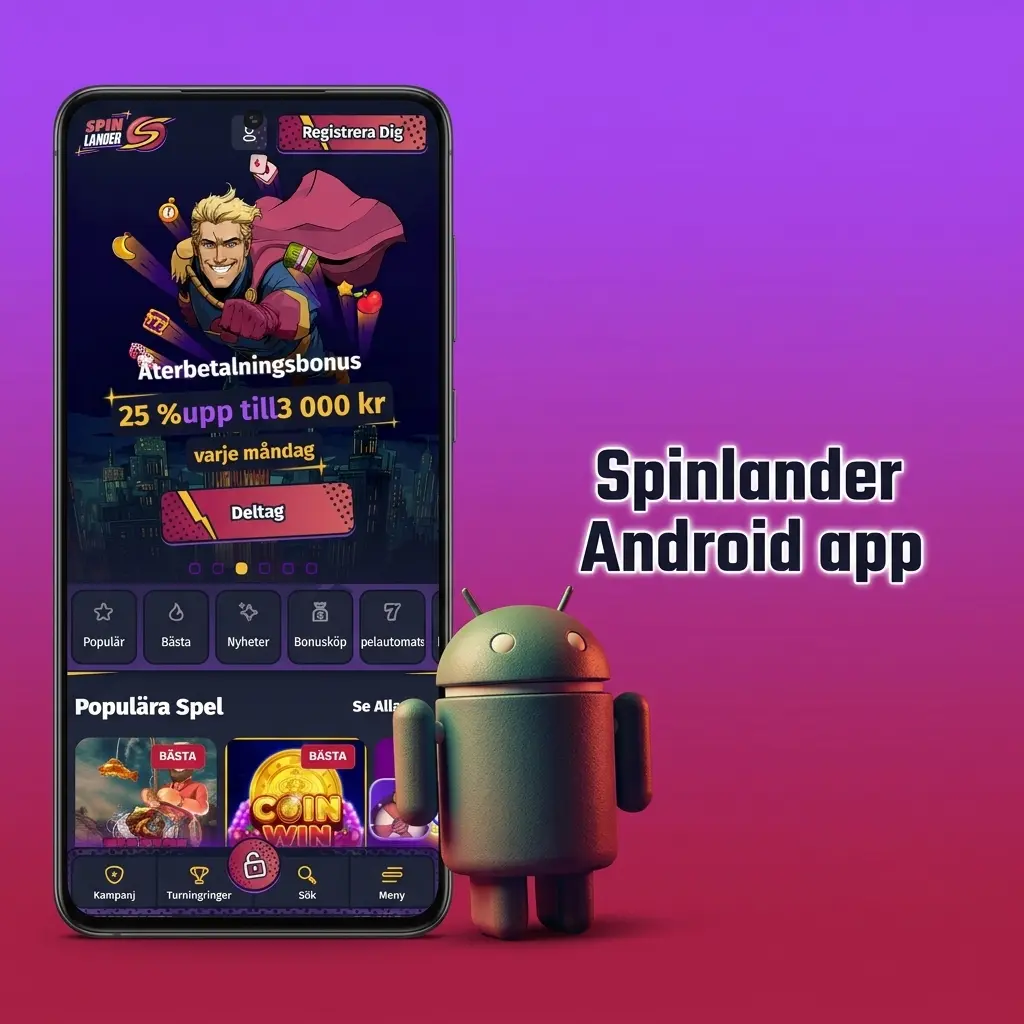 Spinlander Android-app