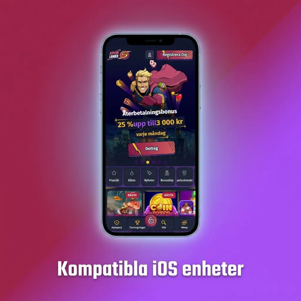 Kompatibla iOS enheter